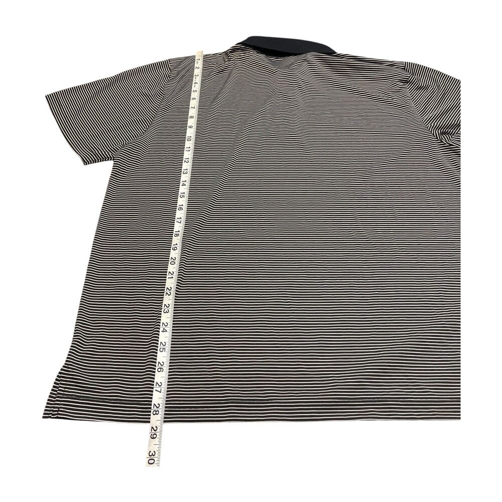 Grand Slam Polo Shirt Men's Large Black White Collared Performance Short Sleeve - Picture 5 of 7